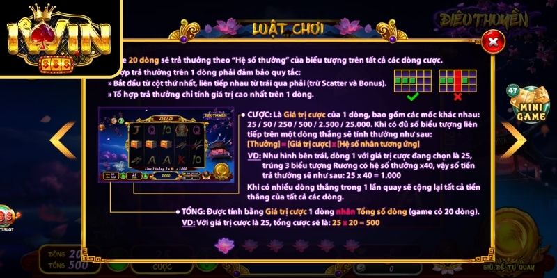 Điêu Thuyền IWIN - Biểu Tượng, Cơ Chế Quay Hũ Chi Tiết 3 Quy tắc ghi nhận kết quả và dòng thanh toán