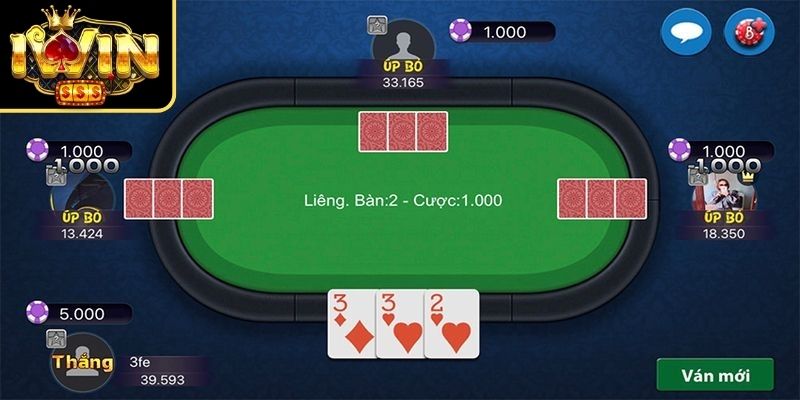 Liêng IWIN - Thắng Thua Quyết Định Trong Từng Lượt Tố 4 Chủ động dừng cuộc chơi khi bài bất lợi