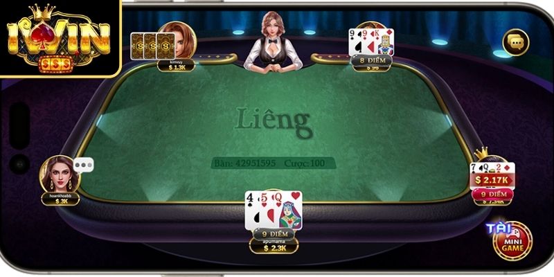 Liêng IWIN - Thắng Thua Quyết Định Trong Từng Lượt Tố 2 Luật chơi game Liêng IWIN trực tuyến