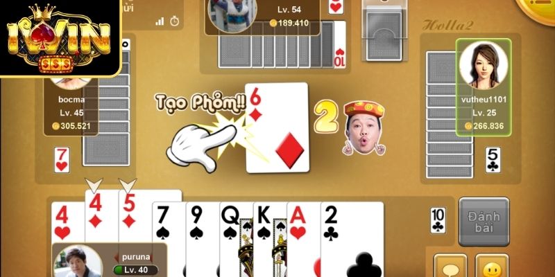 Phỏm online IWIN - Game Bài Đấu Trí Càng Chơi Càng Cuốn 4 Tối ưu gửi bài ở vòng cuối