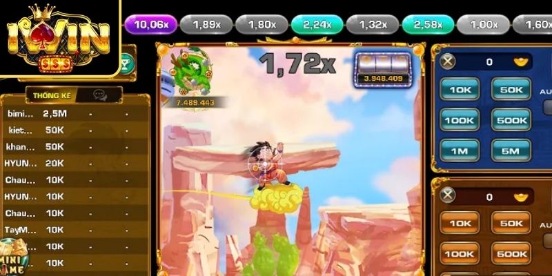 Songoku Đu Đỉnh IWIN - Game Nổ Hũ Songoku Được Săn Đón 3 Biểu tượng vật phẩm hỗ trợ